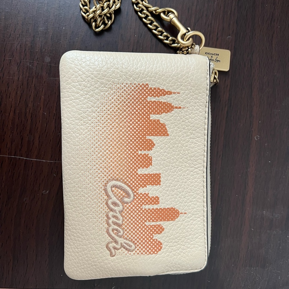 Coach chain wristlet